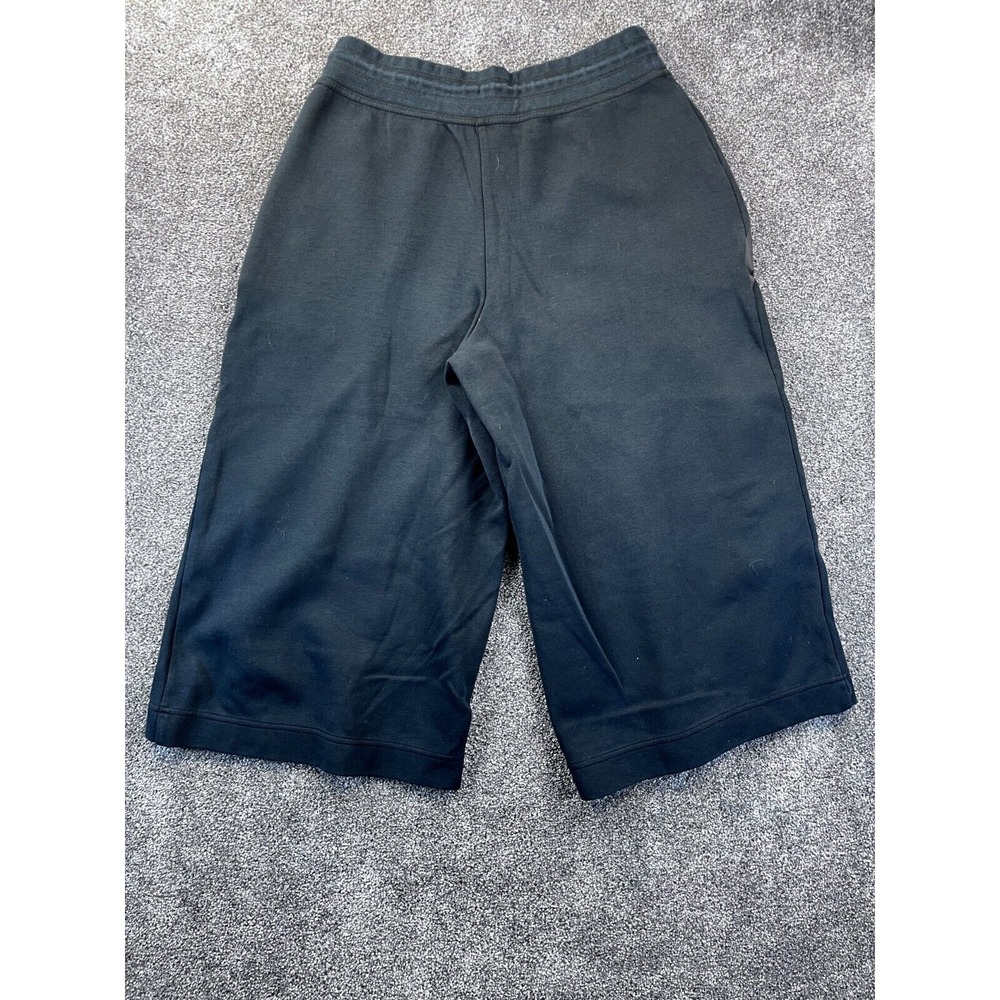 Nike Sweatpants Women Medium Capri Wide Leg Sportswear Tech Fleece Pant‎ Black - Picture 13 of 13